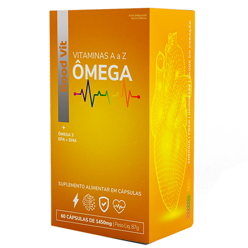 GOOD VIT OMEGA + VITAMINAS A - Z 60 CÁPSULAS